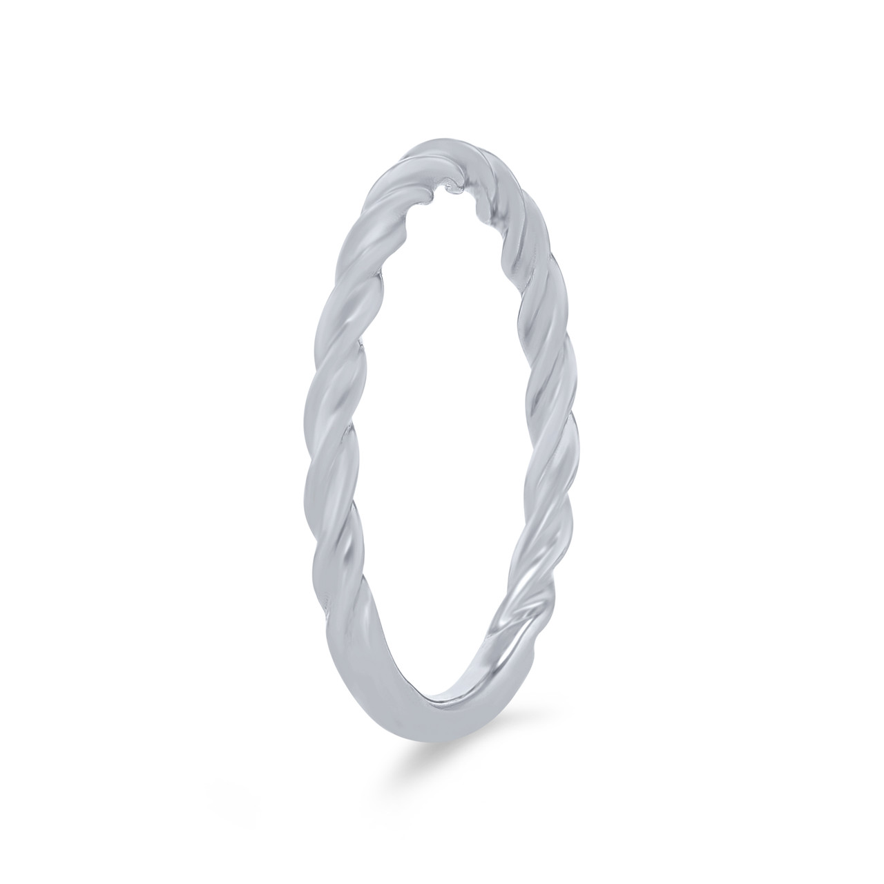 Artcarved Petite Rope Wedding Band 1