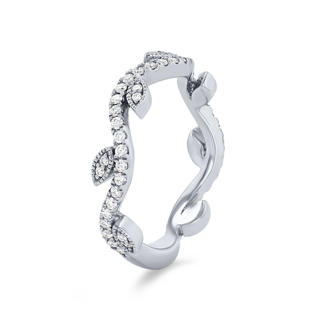 Artcarved Floral Vine Wedding Band 1