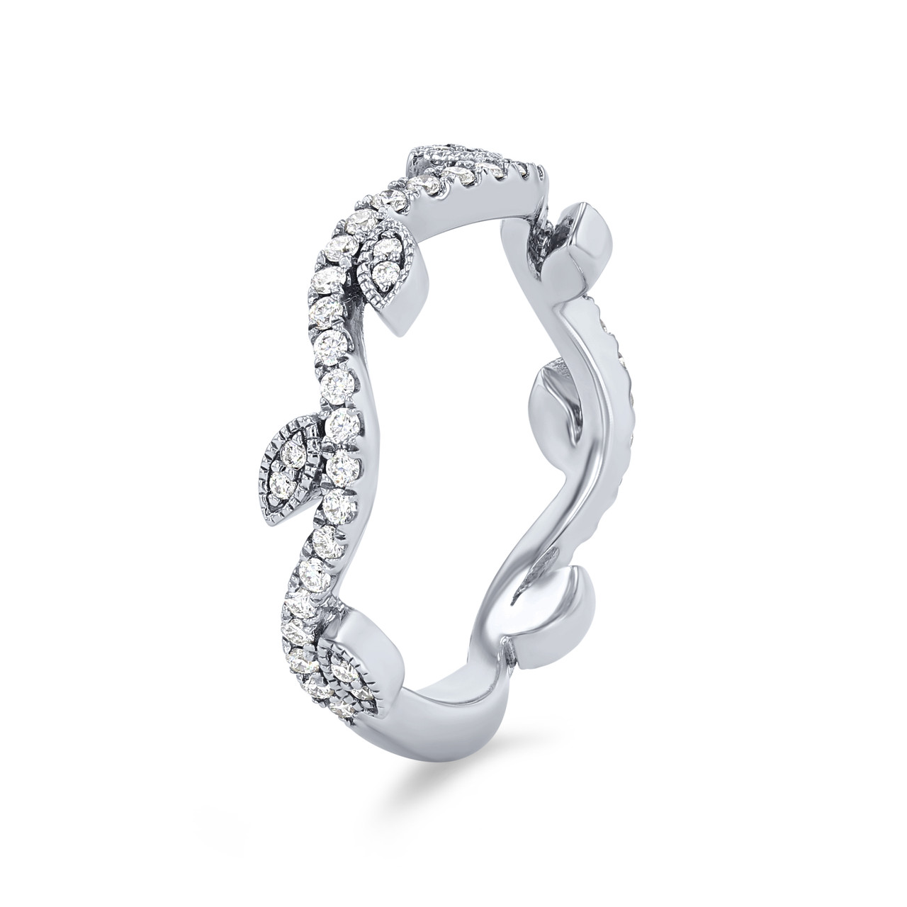 Artcarved Floral Vine Wedding Band