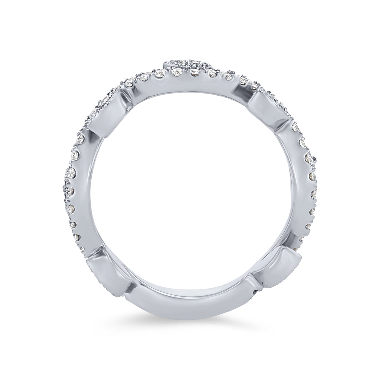 Artcarved Floral Vine Wedding Band
