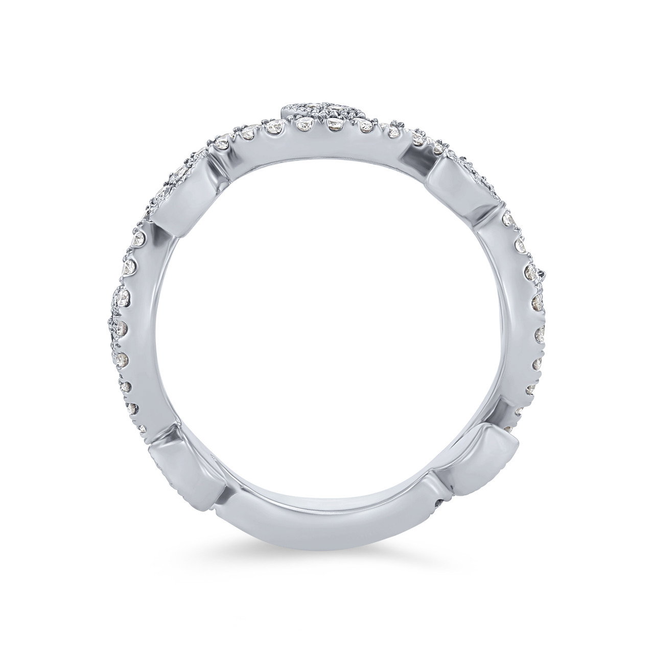 Artcarved Floral Vine Wedding Band 2