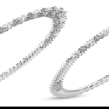 Tacori Petite Crescent Sculpted Halfway Wedding Band