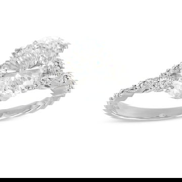Floral Diamond Milgrain Engagement Setting by Diamonds Direct Designs 12
