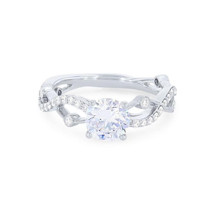 White Gold 18K Simon G. Neo Twist Engagement Setting