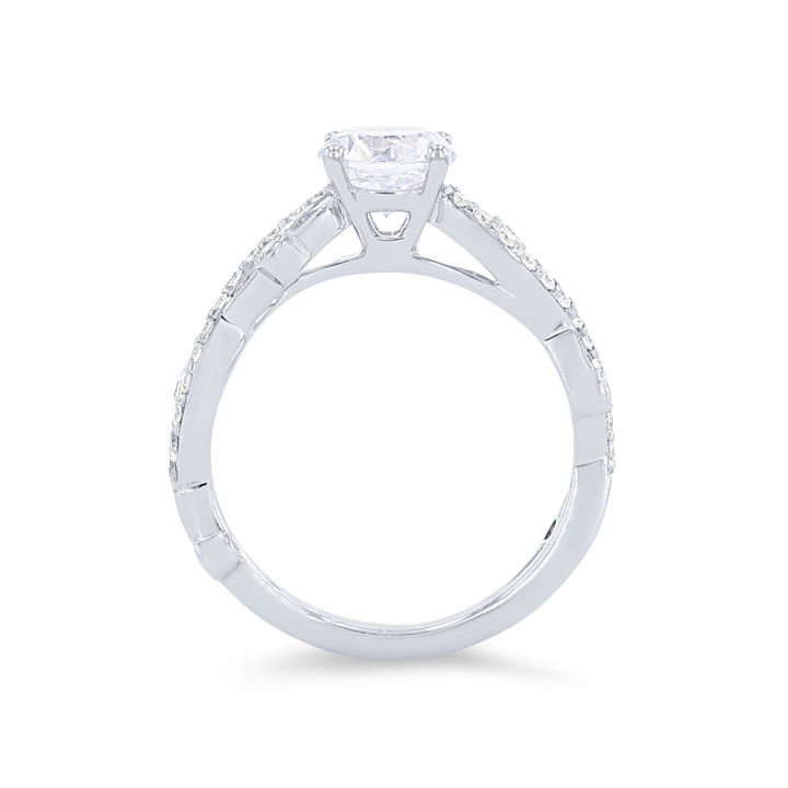 White Gold 18K Simon G. Neo Twist Engagement Setting