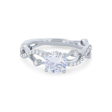 Simon G. Neo Twist Engagement Setting In White Gold 18K