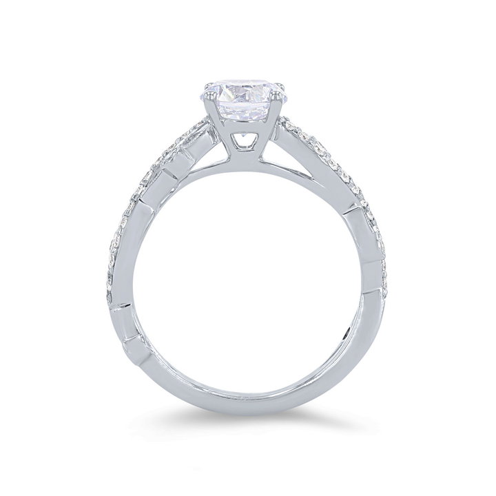 Simon G. Neo Twist Engagement Setting In White Gold 18K