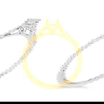 Artcarved Petite Rope Solitaire Engagement Setting 4