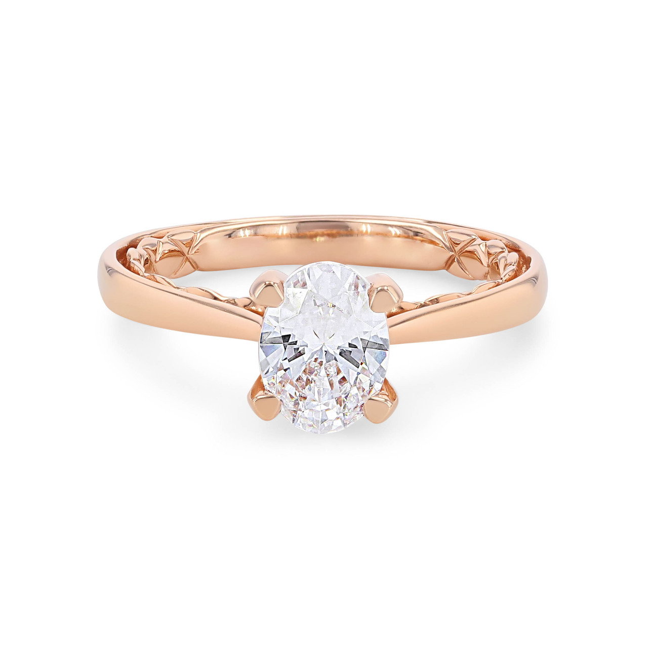 A. Jaffe Cathedral Diamond Prong Engagement Setting 0
