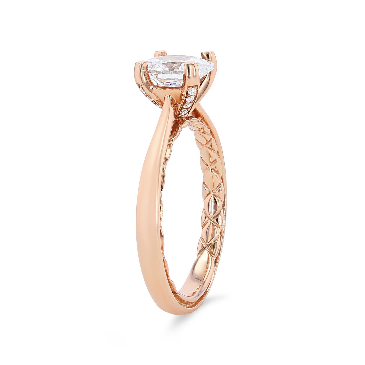 A. Jaffe Cathedral Diamond Prong Engagement Setting 1