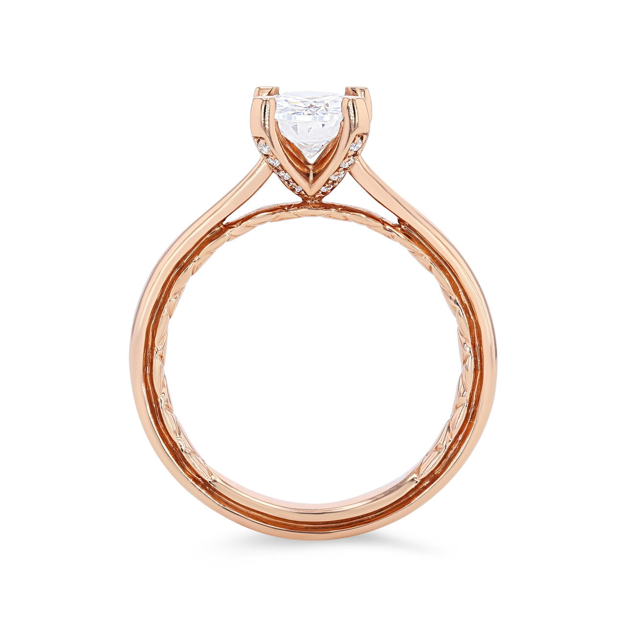 A. Jaffe Cathedral Diamond Prong Engagement Setting 2