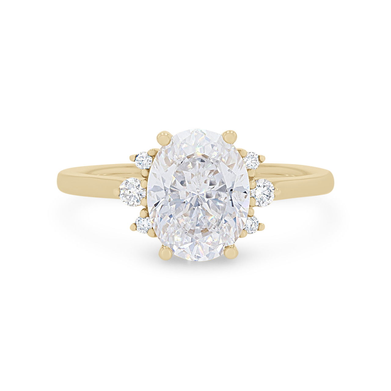 Graduated Diamond Accent Engagement Setting