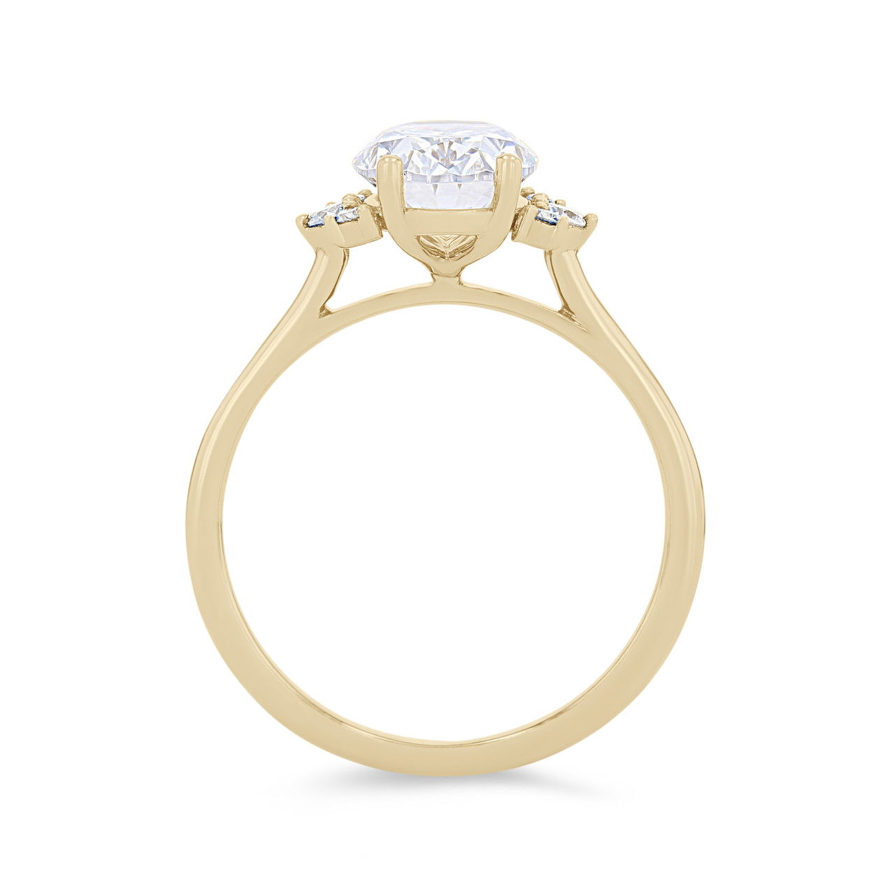Graduated Diamond Accent Engagement Setting