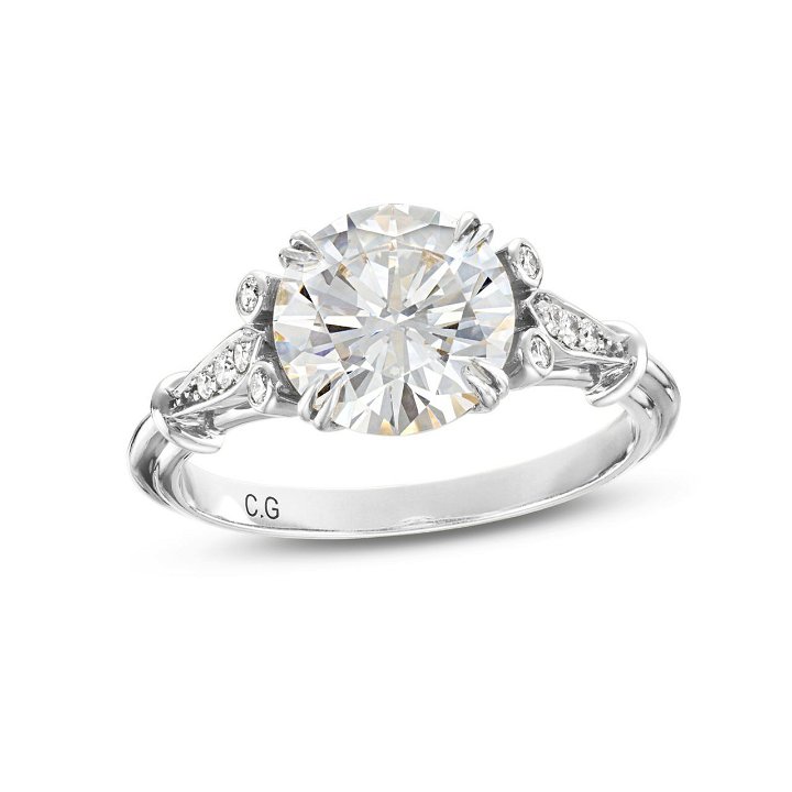 Art Deco Cathedral Engagement Setting by C. Gonshor | Diamonds Direct