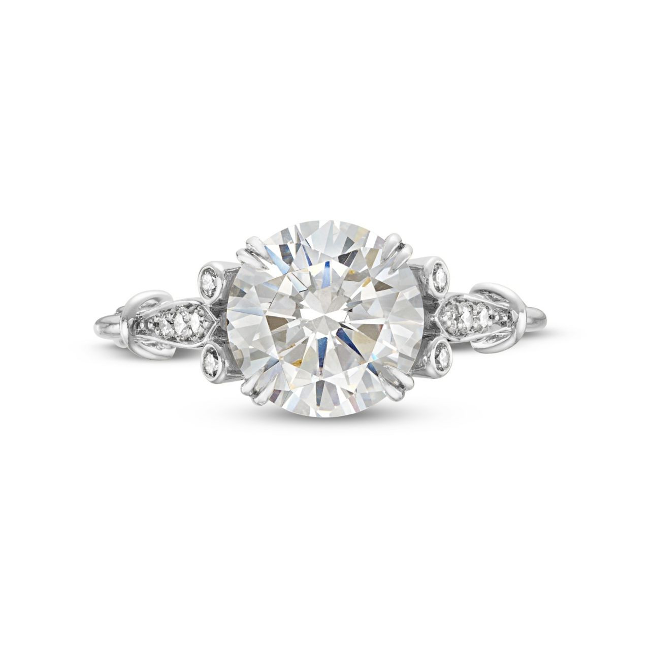 Art Deco Cathedral Engagement Setting by C. Gonshor