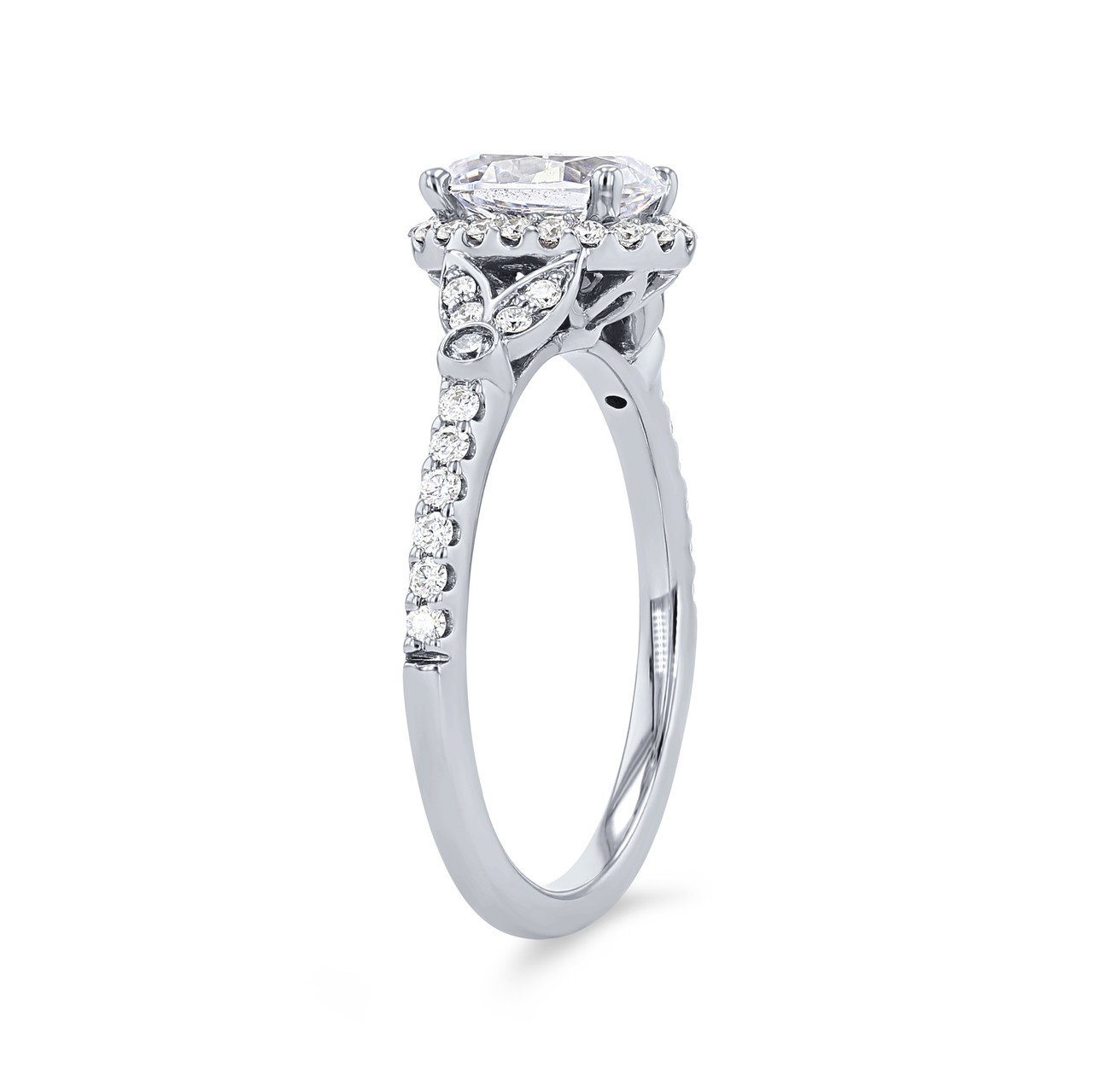Artcarved Floral Halo Engagement Setting 1