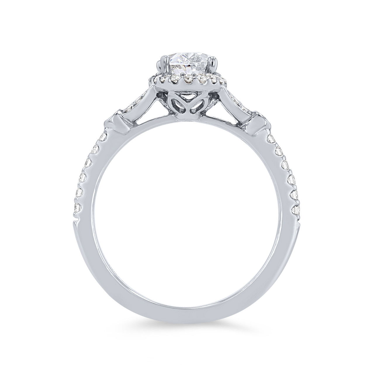 Artcarved Floral Halo Engagement Setting