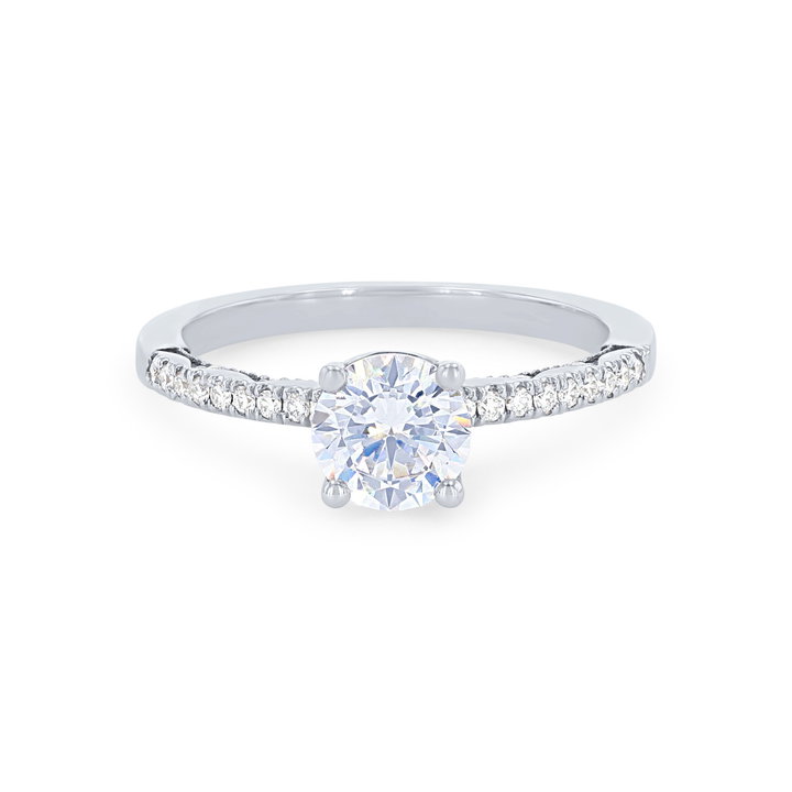 Tacori Coastal Crescent Engagement Setting In Yellow Gold 14K