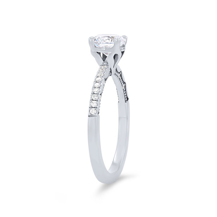 Tacori Coastal Crescent Engagement Setting In Yellow Gold 14K