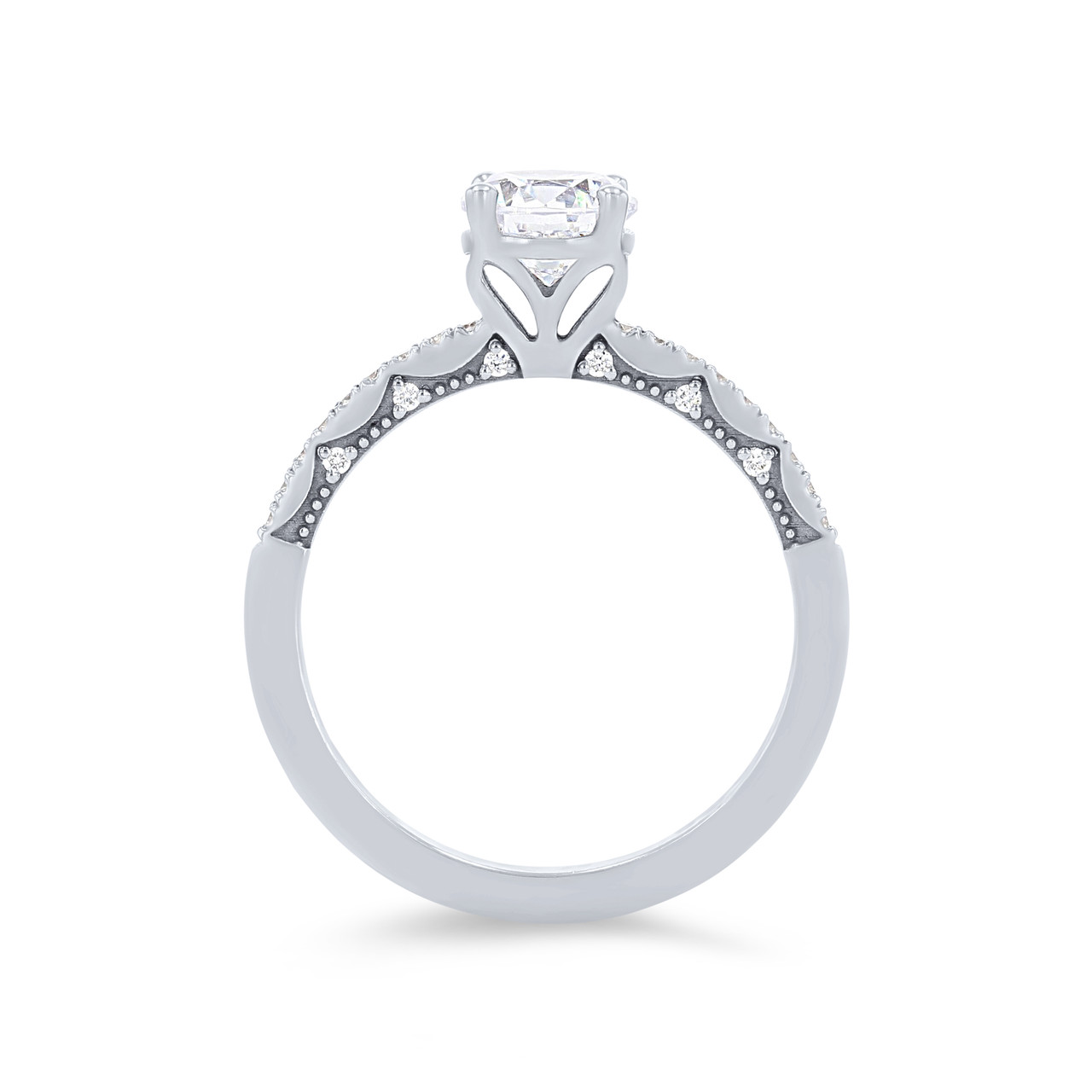 Tacori Coastal Crescent Engagement Setting