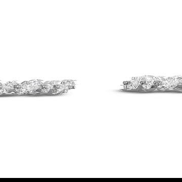 Alternating Marquise and Round Diamond Eternity Band by C. Gonshor