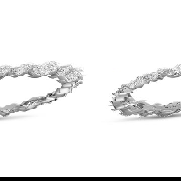 Alternating Marquise and Round Diamond Eternity Band by C. Gonshor