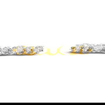 Alternating Marquise and Round Diamond Eternity Band by C. Gonshor