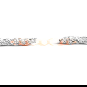 Alternating Marquise and Round Diamond Eternity Band by C. Gonshor