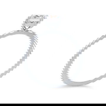 Solitaire Milgrain Knife Edge Engagement Setting