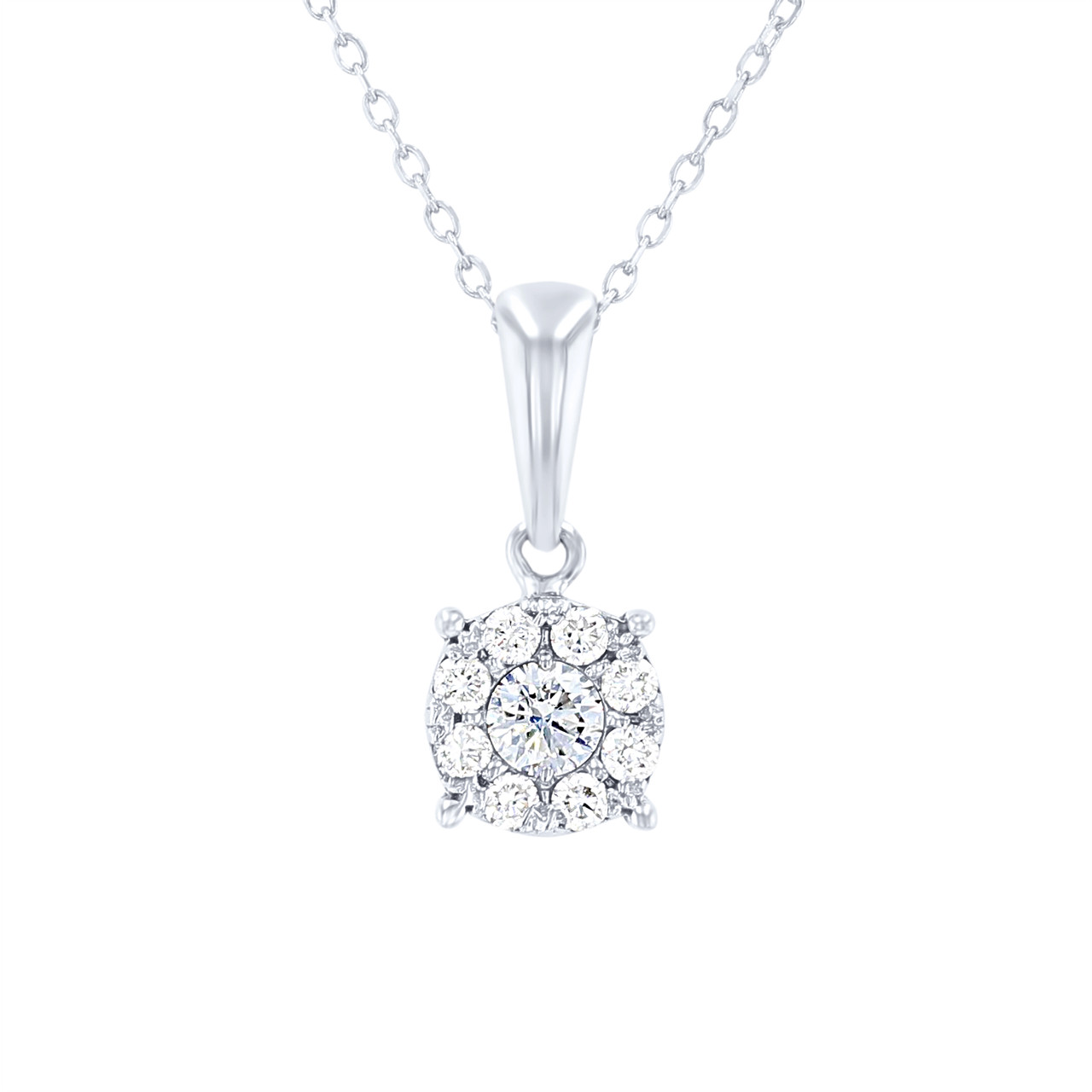 Diamond Cluster Pendant