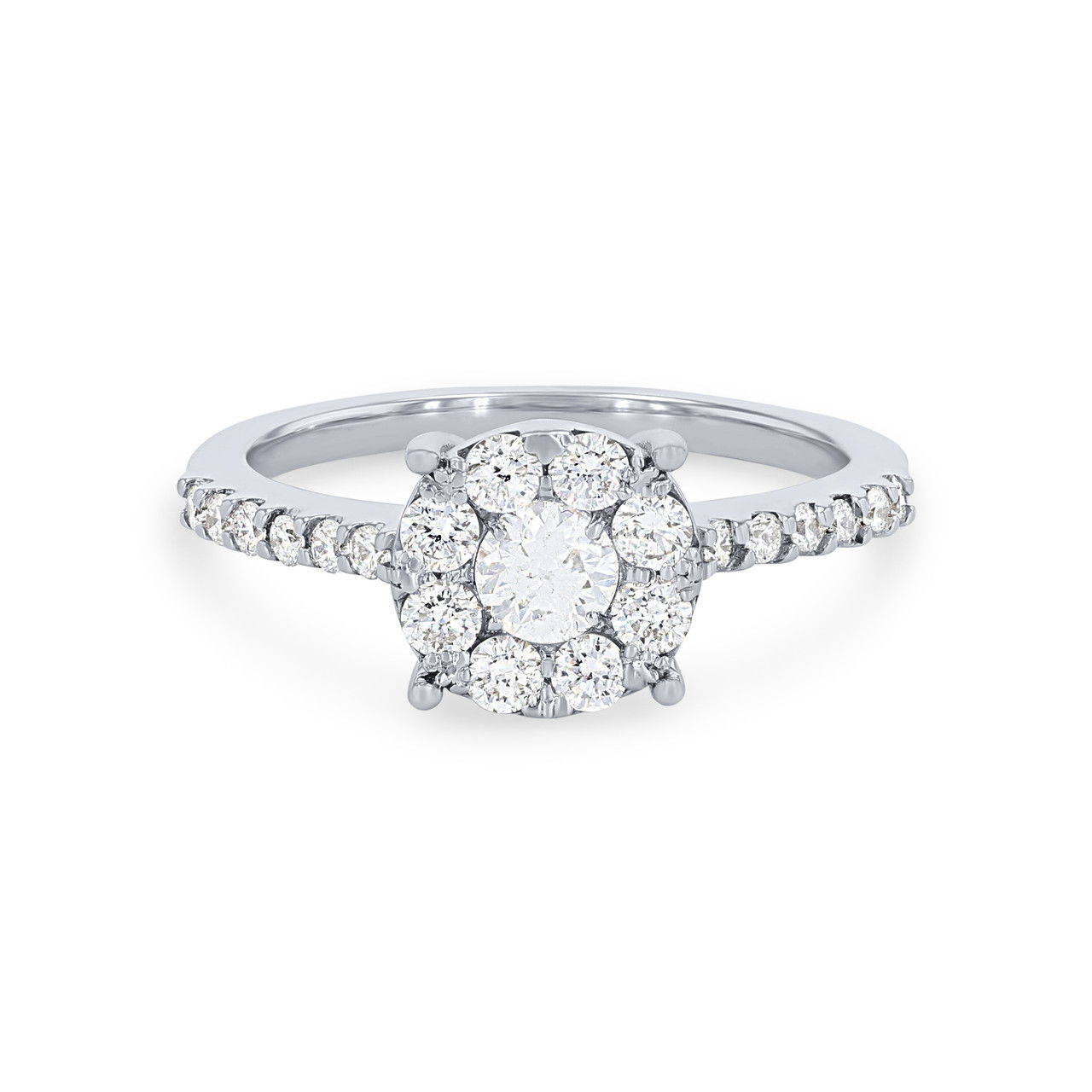 Diamond Cluster Ring