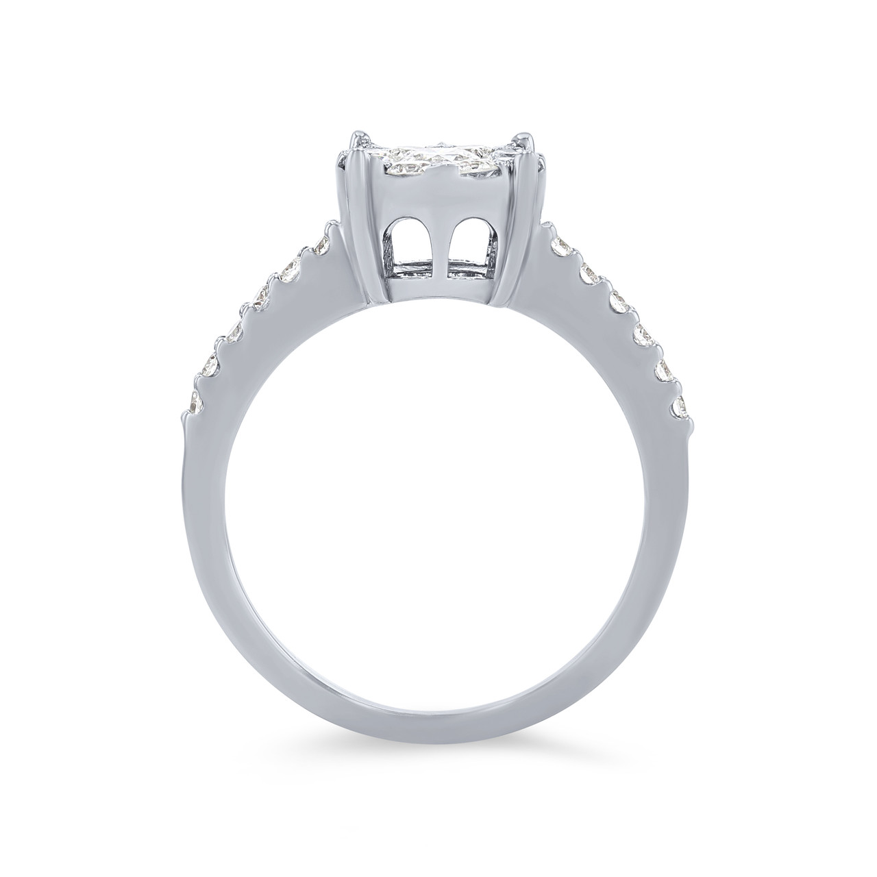 Diamond Cluster Ring