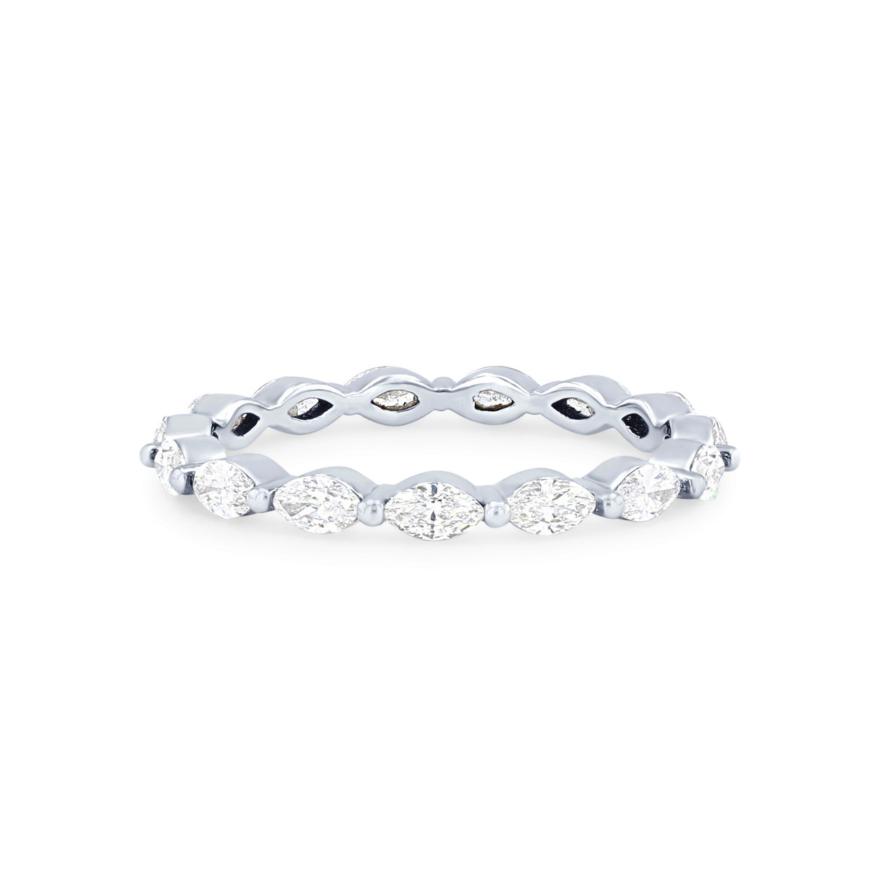 Marquise Diamond Eternity Wedding Band by C. Gonshor 0