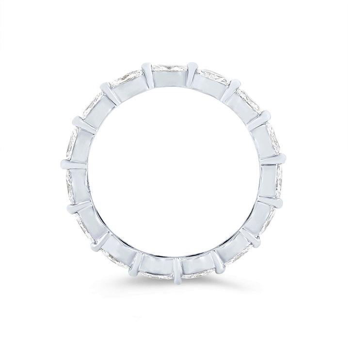 Marquise Diamond Eternity Wedding Band by C. Gonshor In Yellow Gold 14K