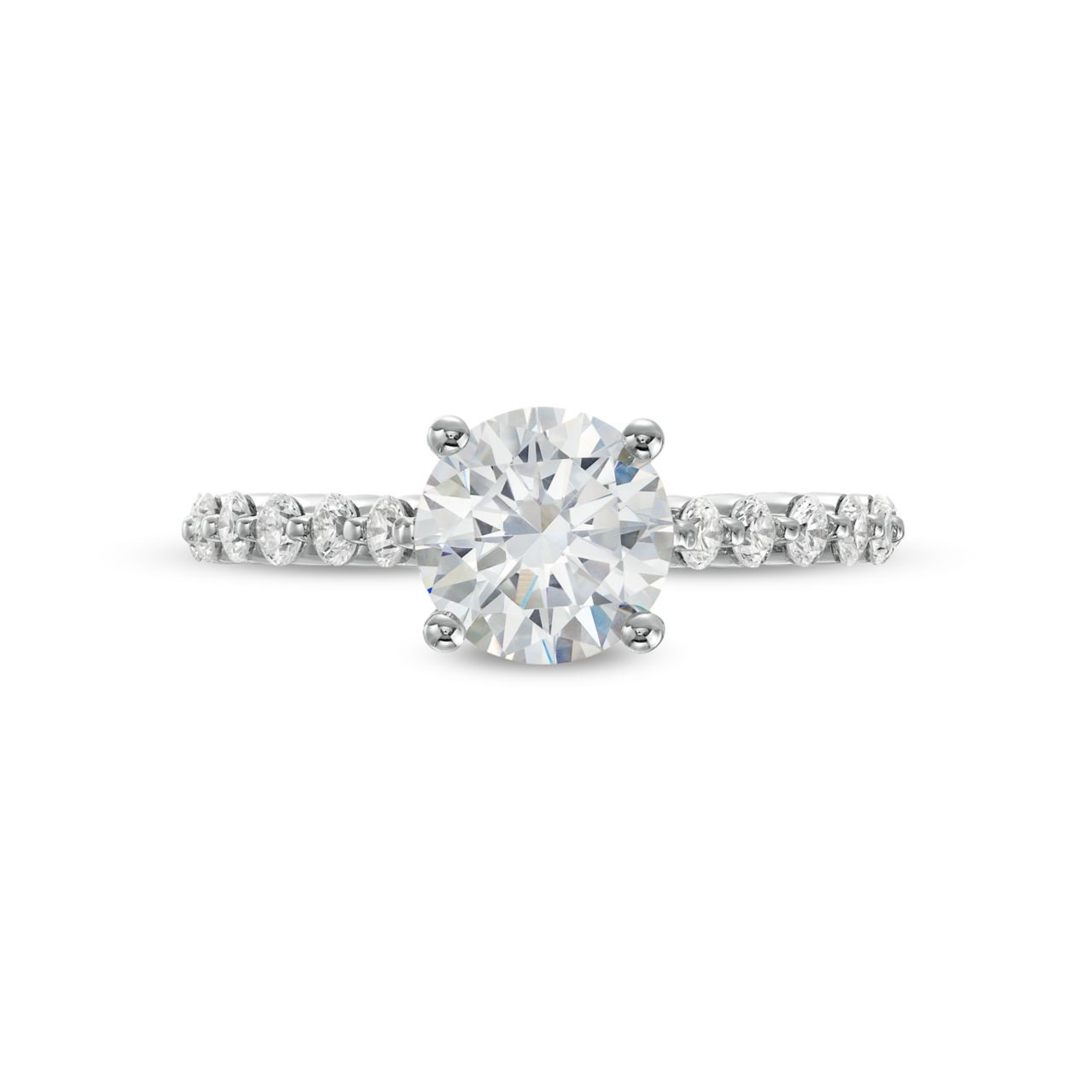 Single Prong Diamond Engagement Setting by Adorette