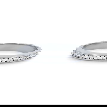 Petite Channel Diamond Wedding Band