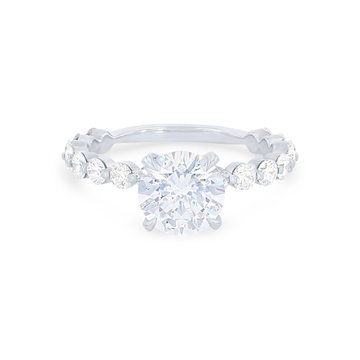 Michael M. Crown Single Prong Engagement Setting In White Gold 18K
