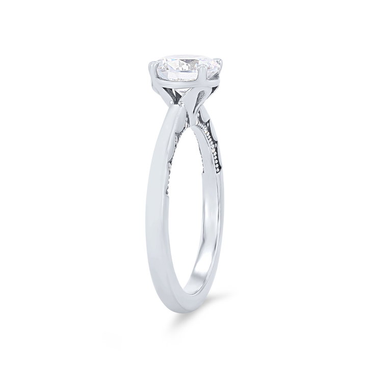Tacori Coastal Crescent Engagement Setting In Yellow Gold 14K