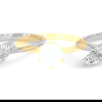 A. Jaffe Solitaire Six Prong Hidden Diamond Engagement Setting
