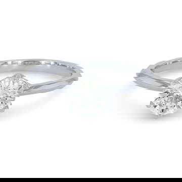 A. Jaffe Solitaire Six Prong Hidden Diamond Engagement Setting