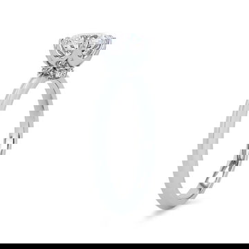 A. Jaffe Solitaire Six Prong Hidden Diamond Engagement Setting