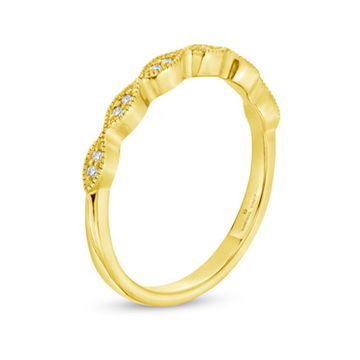 Petite Marquise Frame Milgrain Wedding Band by Diamonds Direct Designs 11