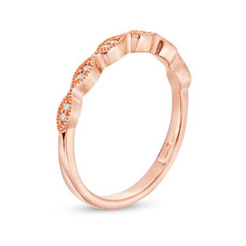 Petite Marquise Frame Milgrain Wedding Band by Diamonds Direct Designs 9