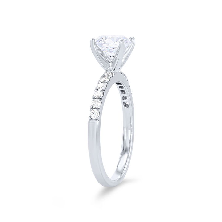 White Gold 18K Simon G. Classic Diamond Engagement Setting