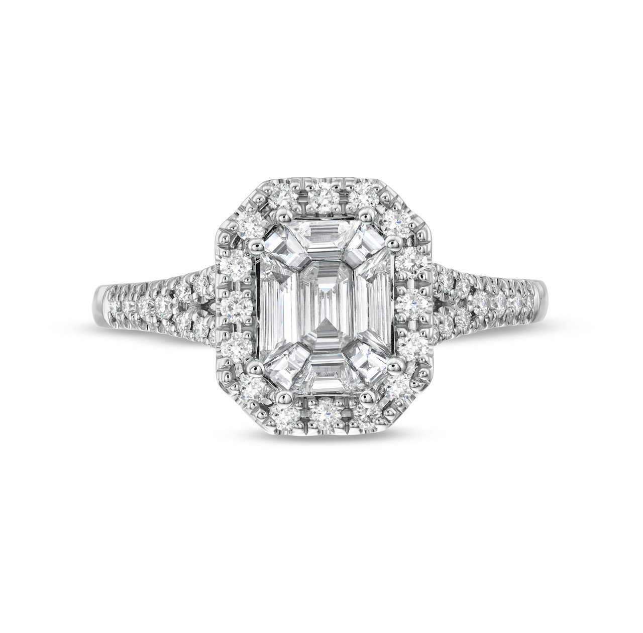 Diamond Mosaic Ring 0