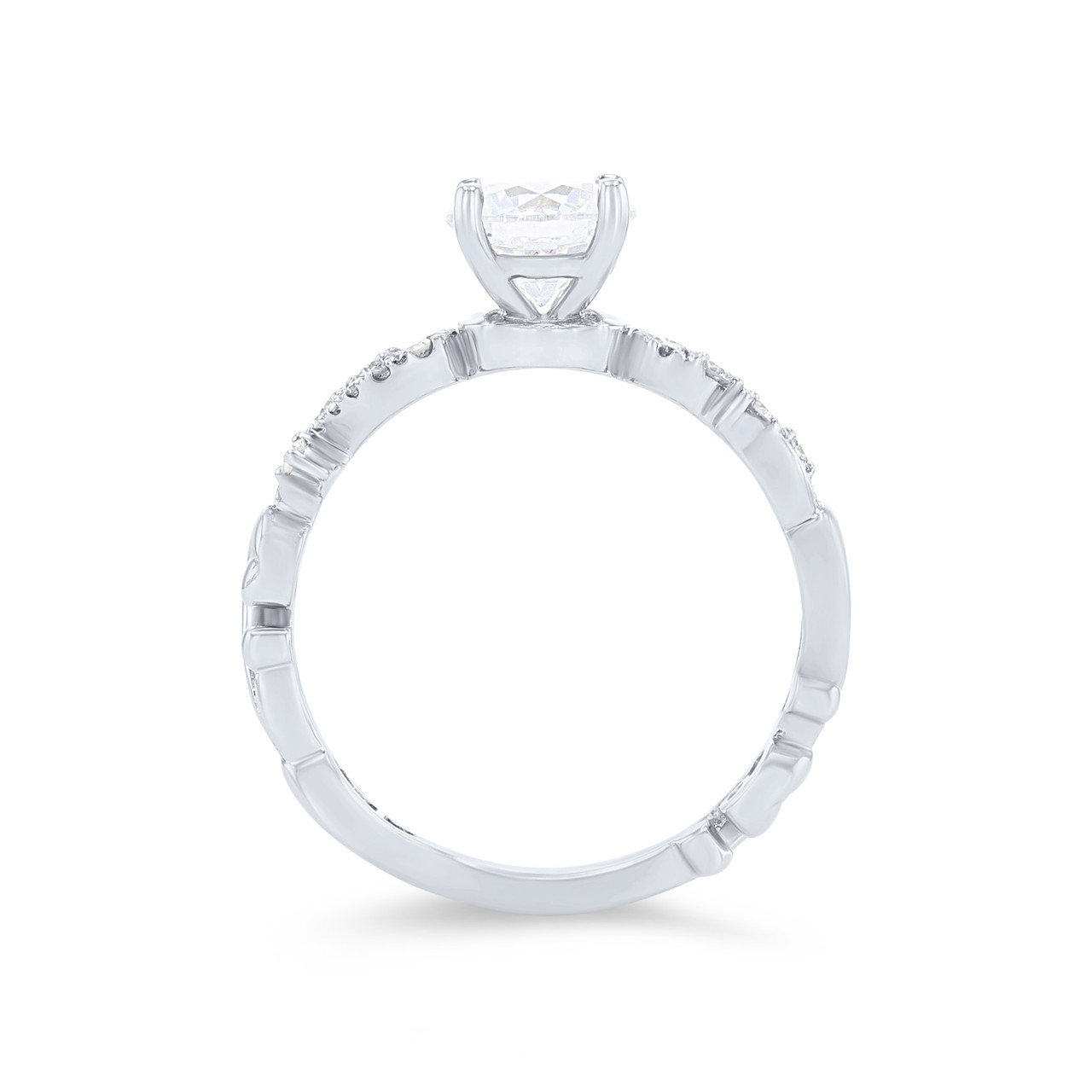 Kirk Kara Angelique Poetic Diamond Engagement Setting 4