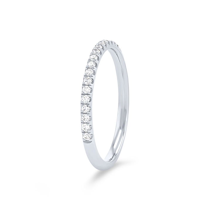 White Gold 18K Michael M. Crown Classic Wedding Band