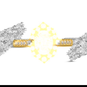 Verragio Renaissance Starburst Halo Engagement Setting