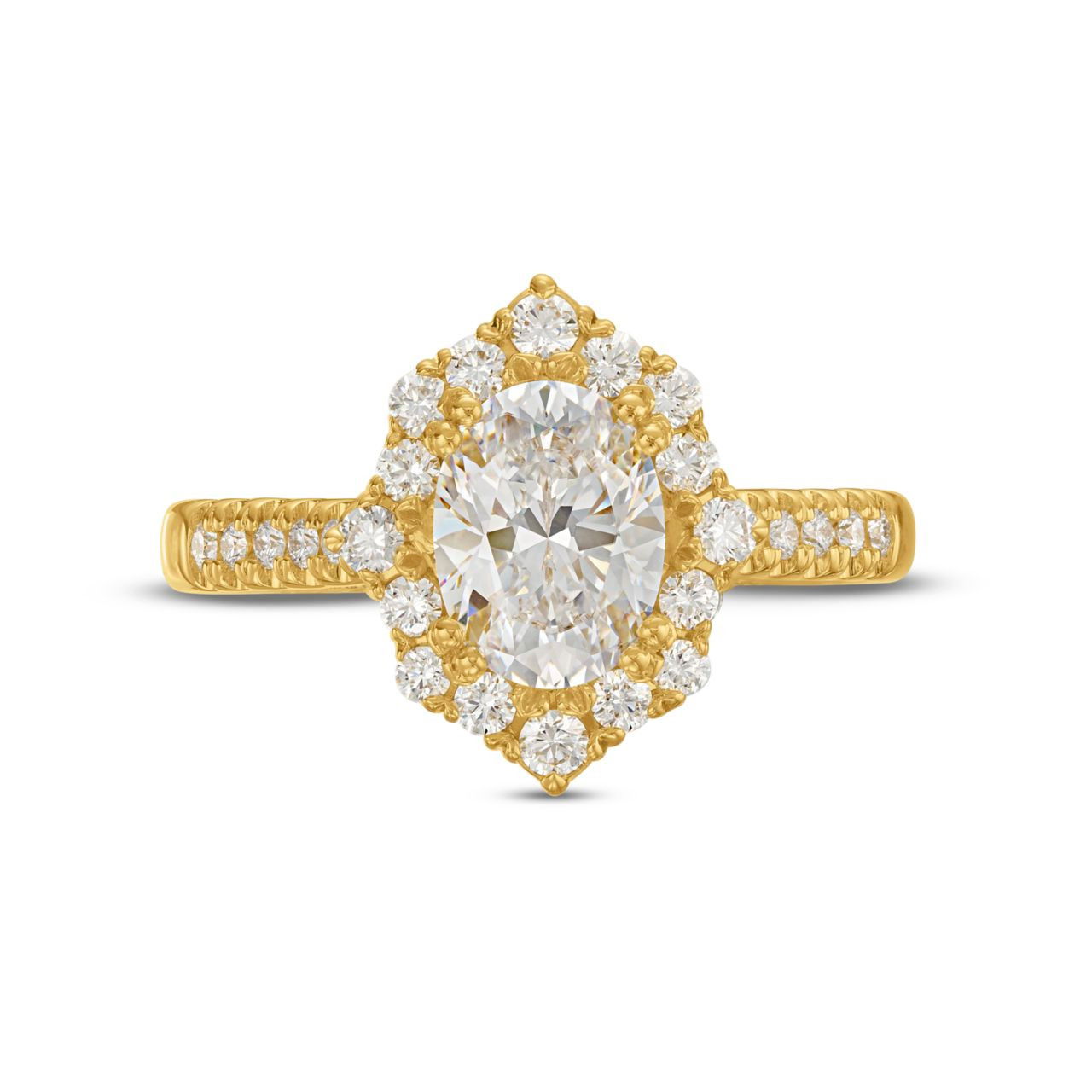 Verragio Renaissance Starburst Halo Engagement Setting