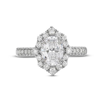 Verragio Renaissance Starburst Halo Engagement Setting In White Gold 14K